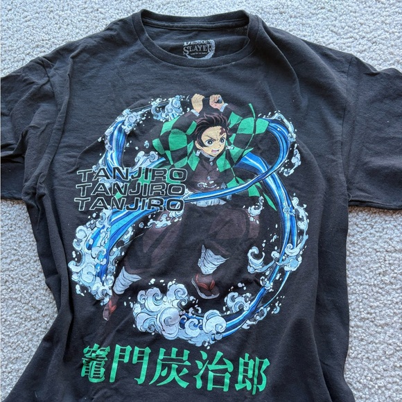 demon slayer Tops - Tanjiro Demon slayer shirt💚